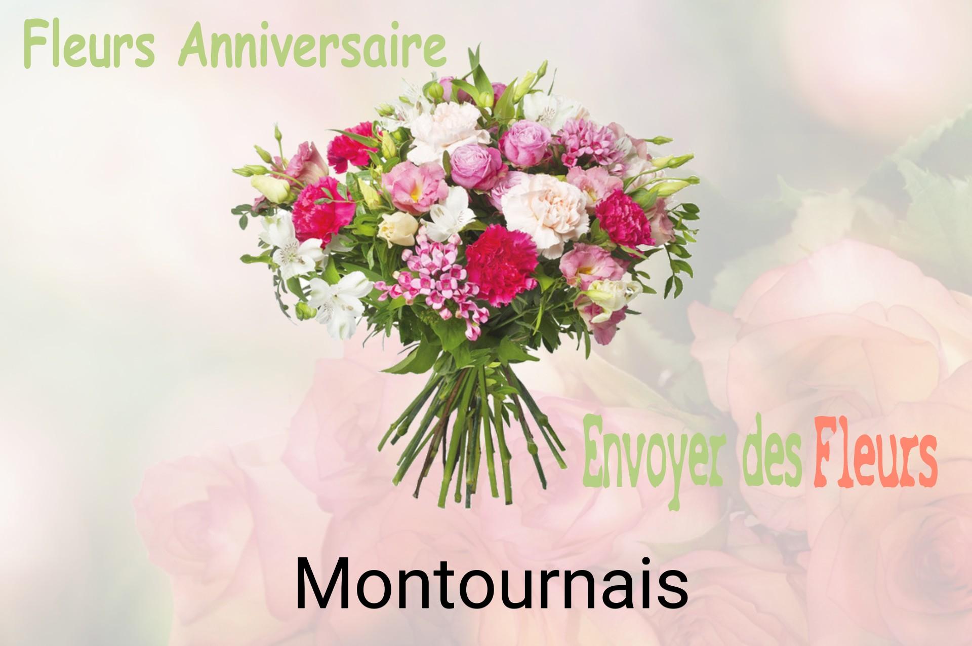 Bouquet de fleurs d’anniversaire livré à Montournais